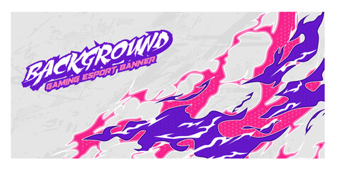 Abstract background car decal wrap background vector design pink purple white rebel grunge flame, lightning, thunder, claw art racing speed auto sticker, pattern rip scratch tiger dragon sporty