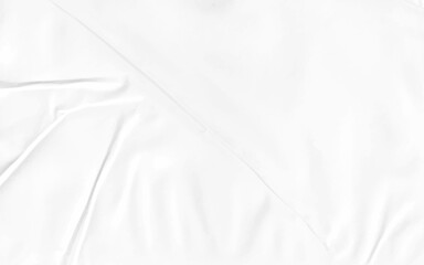 Obraz premium Abstract Background on isolated. Abstract white waves. Wave from Curtain. White wave background. Fabric cotton backdrop White linen canvas crumpled