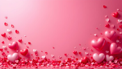 Obraz premium Valentines background copy space area