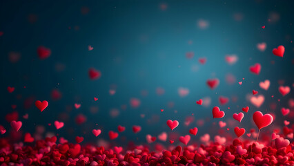 Obraz premium Valentines background copy space area