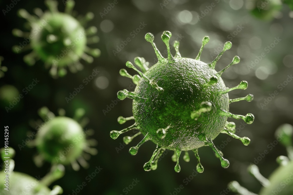 Poster viruses invade healthy cells and replicate to spread within the hosts body during an infection proce