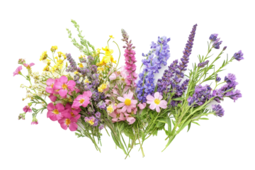 Elegant Wildflower Bouquet for a Country Wedding