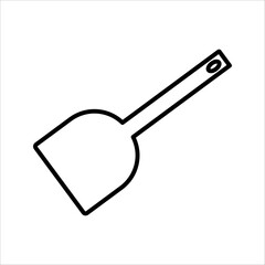 Printspatula vector icon trendy symbol template, with white background
