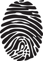 black and white finger print and eagle with wings