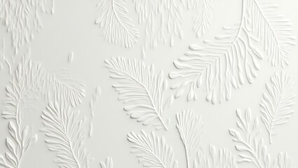 Horizontal artwork composition of trendy tropical green leaves - monstera, palm and ficus elastica