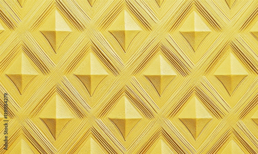 Poster golden diamond pattern textured background subtle embossed design