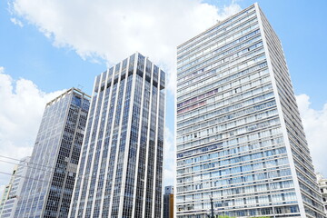 Obraz premium Cityscape of Sao Paulo, Brazil - ブラジル サンパウロ 街並み 