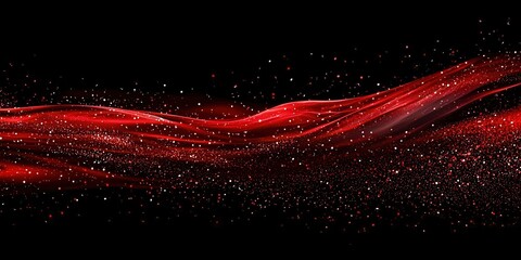 Red line with red dots on it