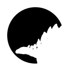 black and white stegosaurus © Janaloka