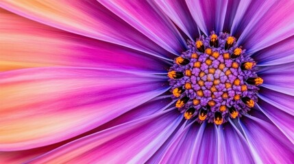 Obraz premium Vibrant Purple Flower Close Up Detailed Petals