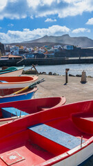 View of the village of Sardina del Norte in Gran Canaria, Canary Islands, Spain.