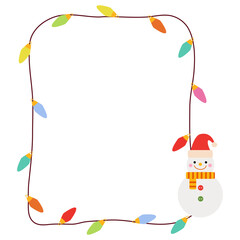 Christmas Theme Frame Element