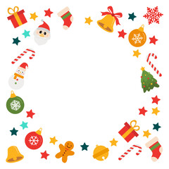 Christmas Theme Frame Element