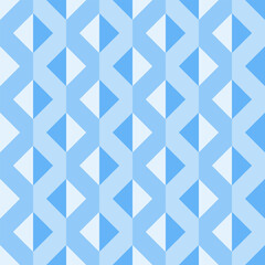 Seamless vector abstract geometric pattern with blue diamonds 