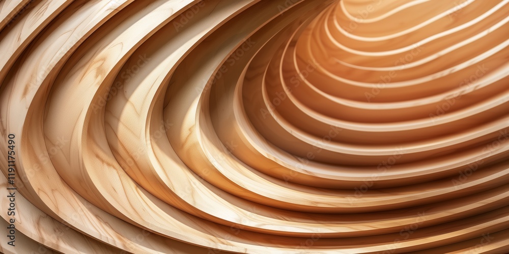 Aufkleber abstract background with wood grain texture and smooth texture, minimalistic design.
