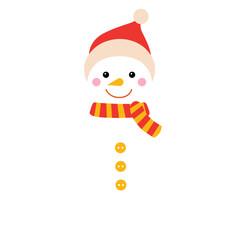 Cute Winter Snowman