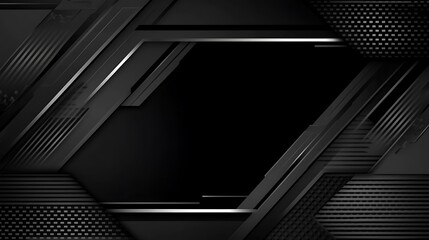 Obraz premium Abstract Dark Grey Geometric Design Background