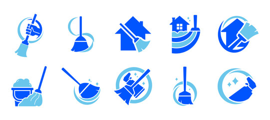 cleaning logo © Rudez Studio