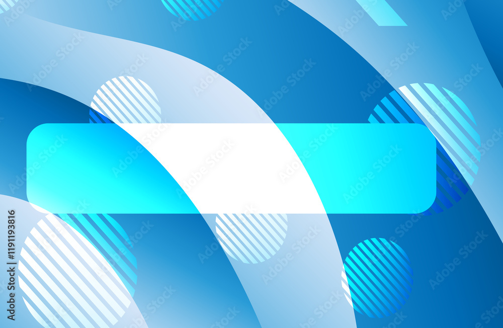 Fototapete abstract geometric background with gradient circles. modern design template.