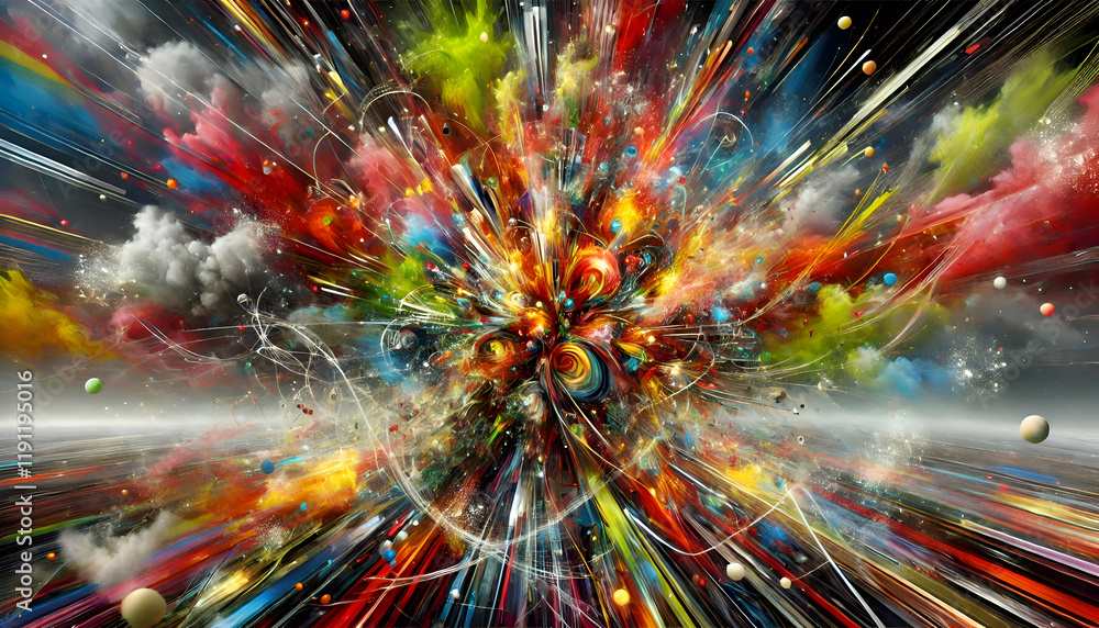 Poster abstract background with space
