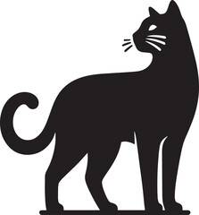 black cat silhouette