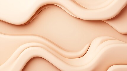 Abstract Beige Waves Fluid Design Background