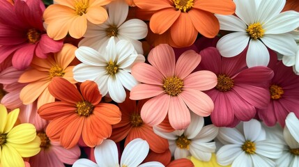Fototapeta premium A Stunning Array of Colorful Flowers