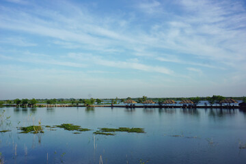 view of the river and sky