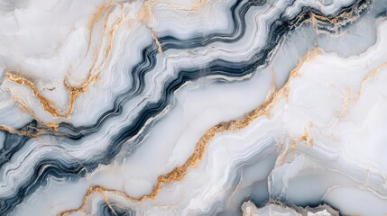 Naklejka premium Elegant Blue and Gold Marble Texture Background