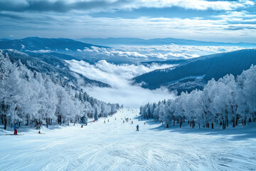 Fototapeta premium Bulgaria Ski