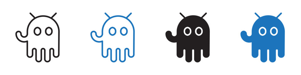 Fast hub icon Flat line symbol