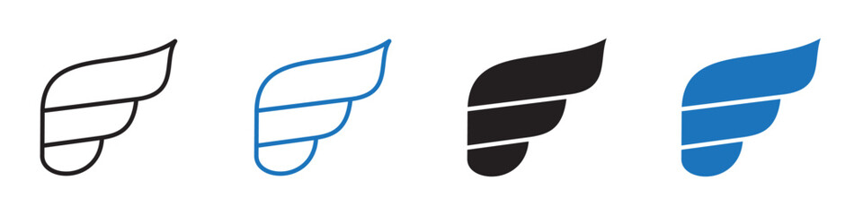 Fenix icon Flat line symbol