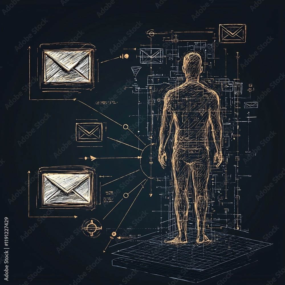 Poster conceptual depicting intercontinental information sharing and data exchange