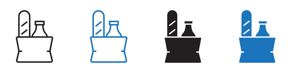 Food icon Flat line symbol