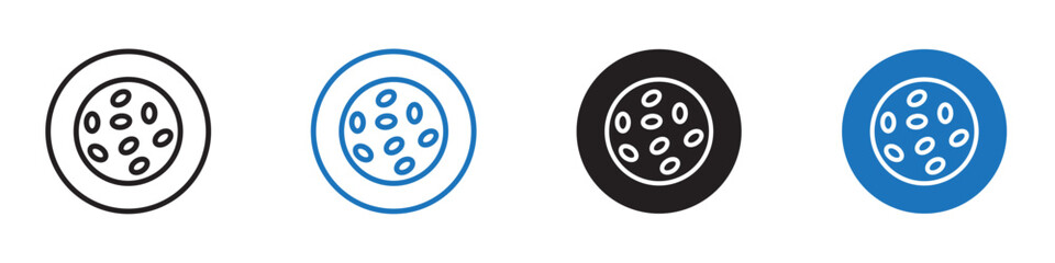 Maracuja icon Flat line symbol