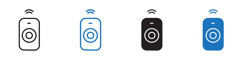 Remote icon Flat line symbol