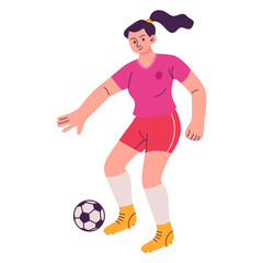 Football Player Illustration