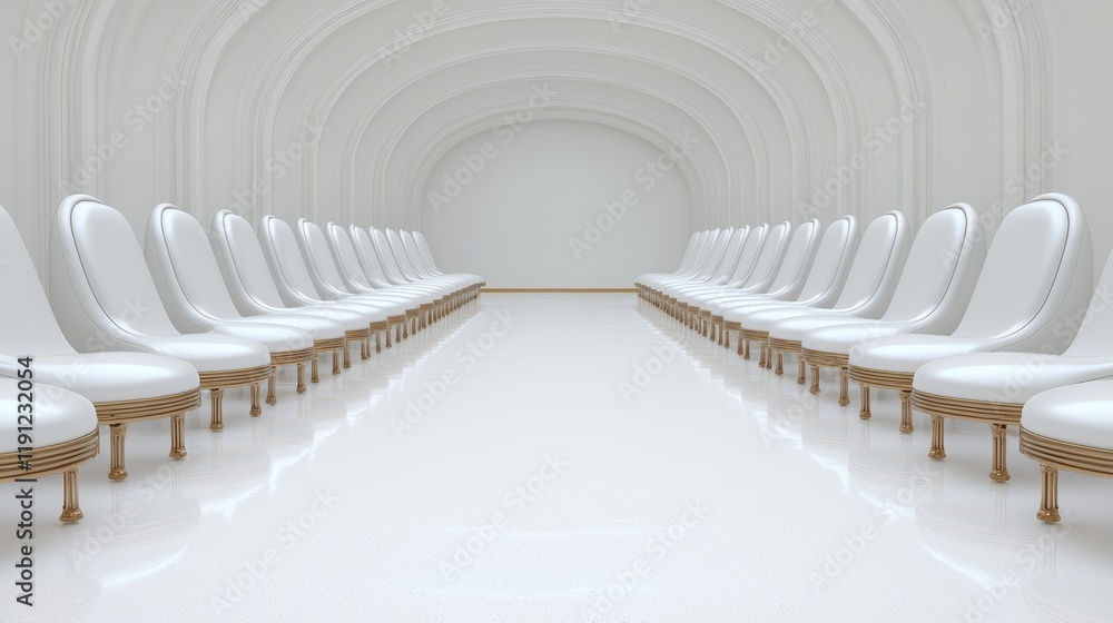 Poster modern minimalist design of an impressive tech driven study hub