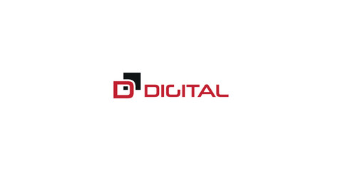 Digital D Logo Design Simple Minimal Creative Art