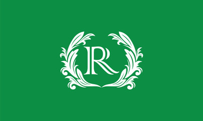 R Letter Logo for Health Care Company