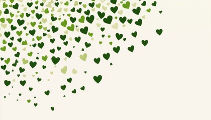 Fototapeta premium Blue heart confetti celebration valentine's day minimalist papercut style digital design festive mood