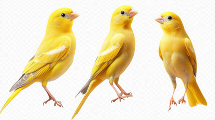 explore high-resolution photos of three bright yellow canaries in detailed studio photography capturing isolated images of the vivid plumage and enchanting songbird species for canary enthusiasts