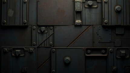 texture old on the metal background