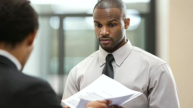 Peaceful Arrest of White Collar Criminal in Office Setting
