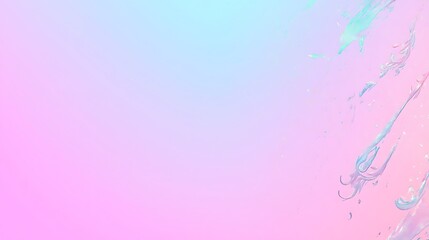 Naklejka premium Abstract Pastel Pink Blue Swirls Design