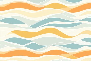 Fototapeta premium Abstract wavy pastel pattern, seamless texture, design background, website decor