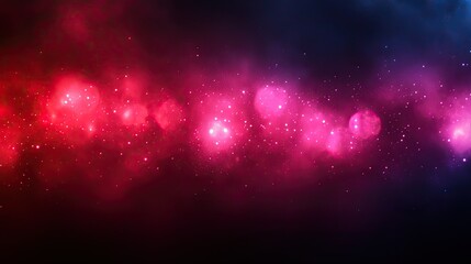 Obraz premium Abstract Pink and Blue Nebula Cosmic Dust Background