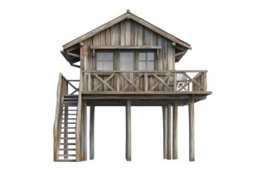 Tranquil Wooden Beach House with Deck