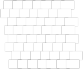 white brick wall