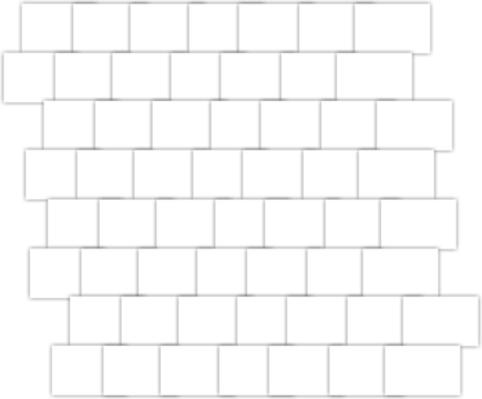 white brick wall